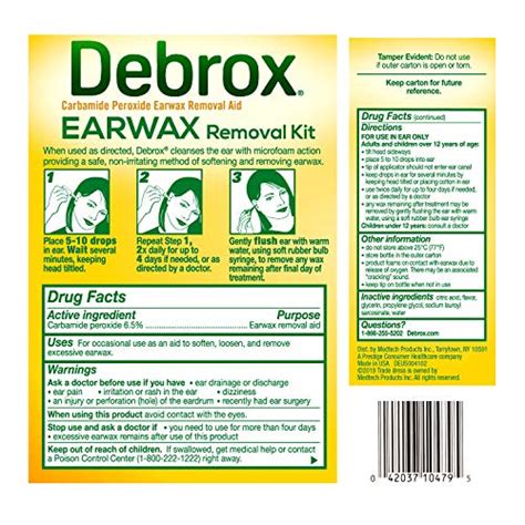 <strong>Do</strong> 1-6 again before going to bed 7. . How do you unclog your ears after using debrox